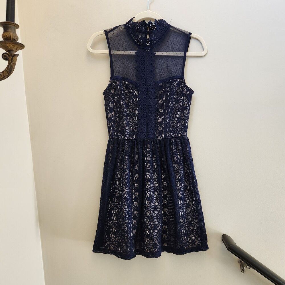 Womens Sz 3 Victorian Inspired Midi Cocktail Dress Gothic Dark Romance Vampire
